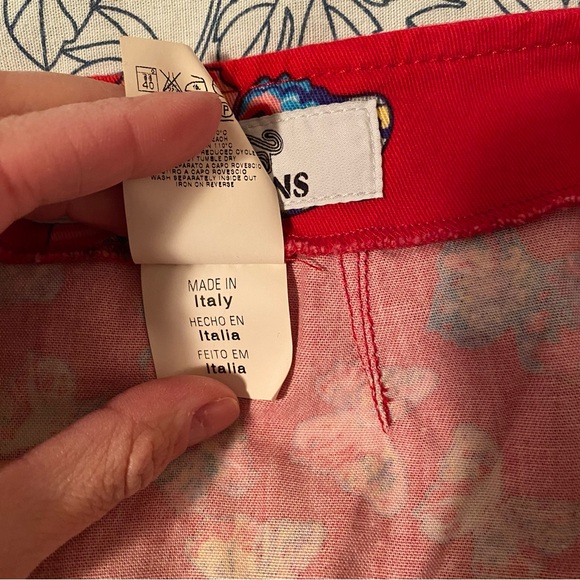 Krizia Jeans made in Italy red midi skirt - Picture 4 of 6